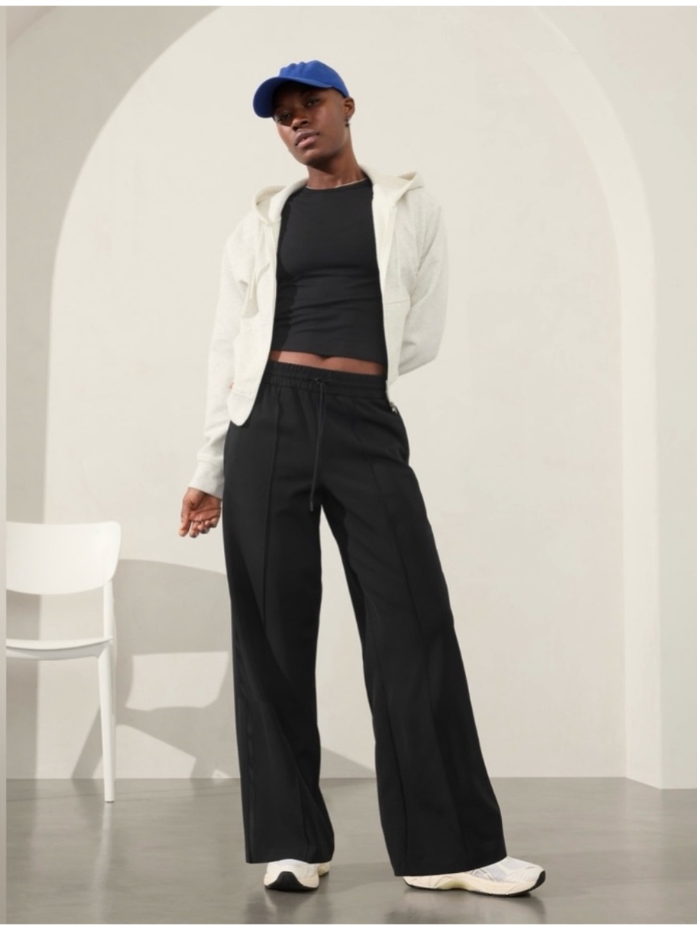 Athleta Black Women's Drawstring Jogger Sweatpants - Endeavor High Rise